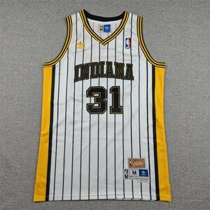 Adidas Indiana #31 Miller Hardwood Classics Pinstripe Basketball Jersey Men’s